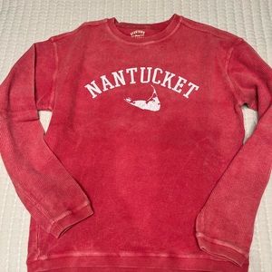 Nantucket Crew Neck Deep Pink/Light Red